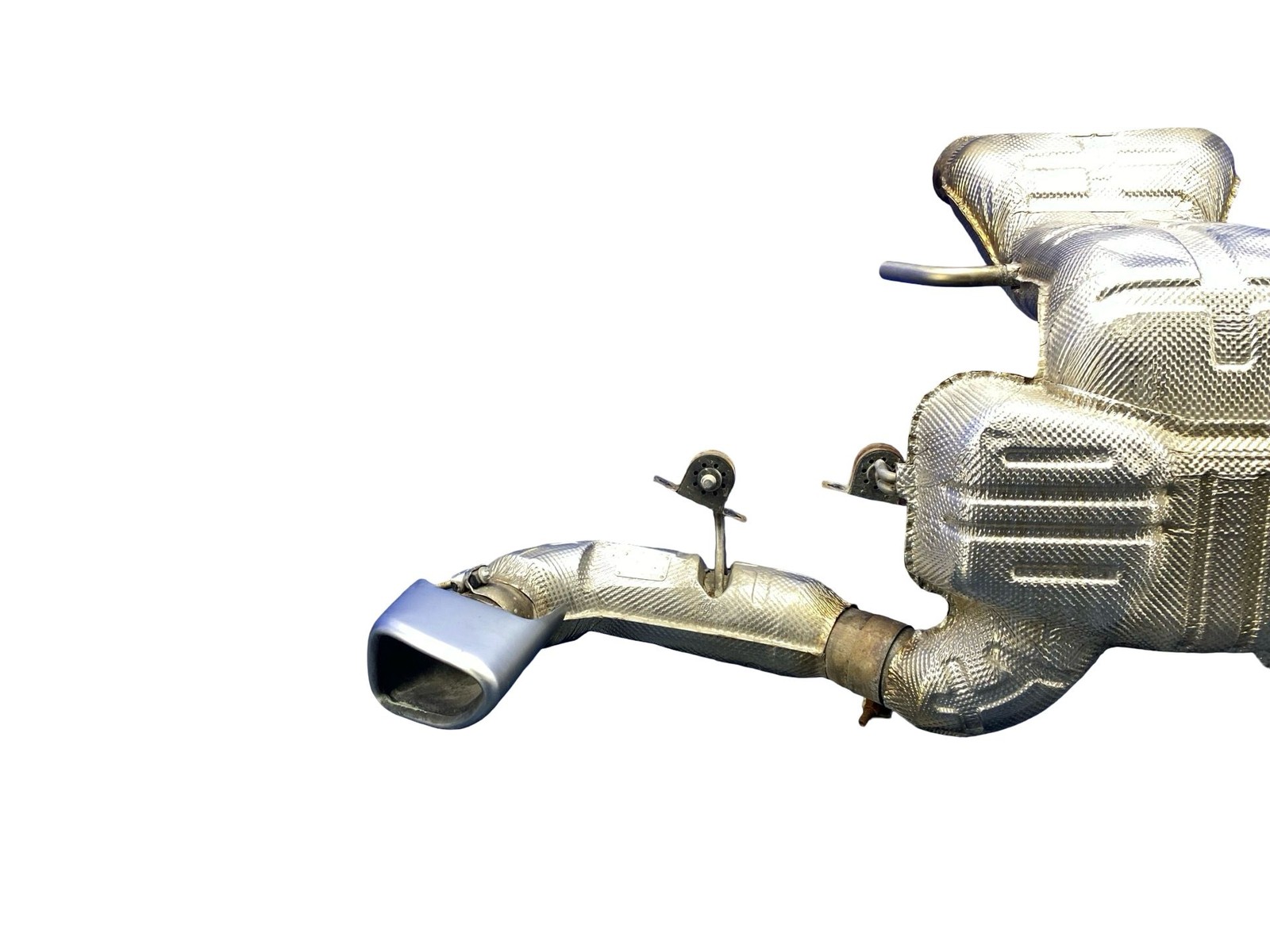 2016-2021 Mclaren 570s RWD 3.8L REAR EXHAUST MUFFLER PIPE W/ TIPS 13H0260CP oem