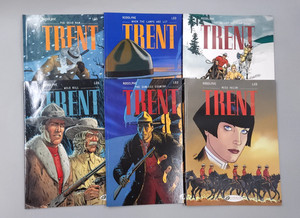 Trent (L'Homme Mort) By Leo & Rodolphe English Version Comic Set (#1, 3-7)