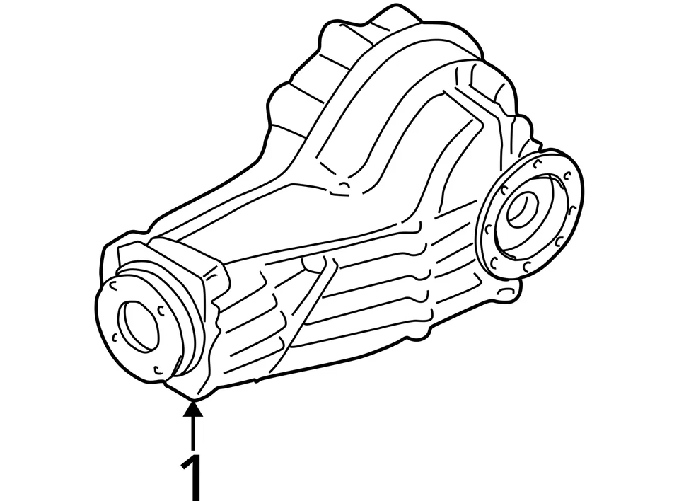 Carrier 4Motion Rear 2.8L Fits 99-05 PASSAT 25605481 — 第 4/4 张图片