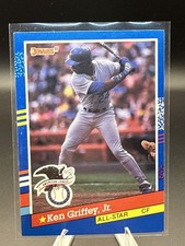 1991 Donruss - All-Stars Ken Griffey Jr #49 3 Purple Stripes on Right Border
