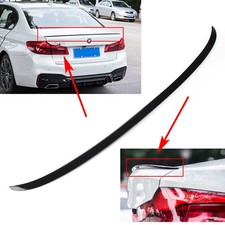 Glossy Black Rear Trunk Lip Spoiler Wing For Bmw 5-series G30 Sedan 2017-2019