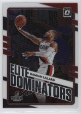 2020-21 Panini Donruss Optic Elite Dominators Damian Lillard #9 8em