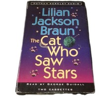 Lilian Jackson Braun Audio Cassette The Car Who Saw Stars Two Cassette Vintage