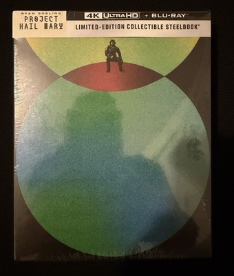 Project Hail Mary Collector's Edition 4K UHD Blu-ray Exclusive Steelbook In-Hand