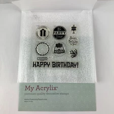My Acrylix Stamps Perfect Fit-Birthday Occasions b1417