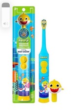 Lot Of 2 Clean N' Protect Baby Shark Toothbrush with 3D Soft Bristles