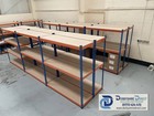 Boltless Commercial Rivet Racking Units Heavy Duty Warehouse Storage Shelving