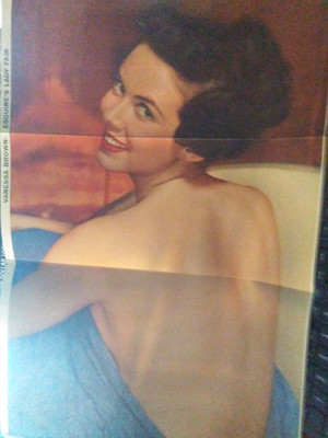 A VINTAGE IMAGE OF ESQUIRE'S LADY FAIR VANESSA BROWN