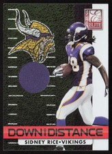 2011 Donruss Elite Down and Distance Jersey /299 Sidney Rice #43 Vikings