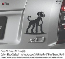 Great Dane Reflective Funny Car Stickers Boat Truck Laptop Decals Best GiftBL