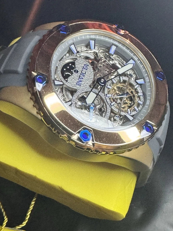 DUAL TIME INVICTA AKULA AUTOMATIC MEN'S WATCH -51MM, CHARCOAL  - Image 4 of 4