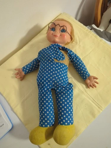 Mattel Mrs. Beasley Family Affair Doll 1967 Pull String Works No Sound need TLC