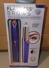 NEW Finishing Touch FLAWLESS Brows Hair Remover 18K Gold-Plated PRECISION TIP