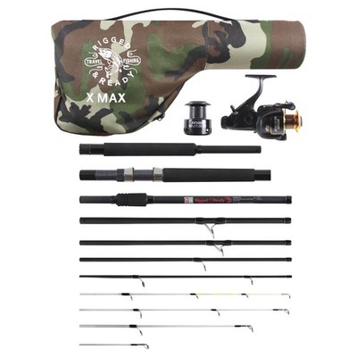 X MAX C-P (CARP-Predator) Fishing Rod, Reel + Case Combination, Multi-Function