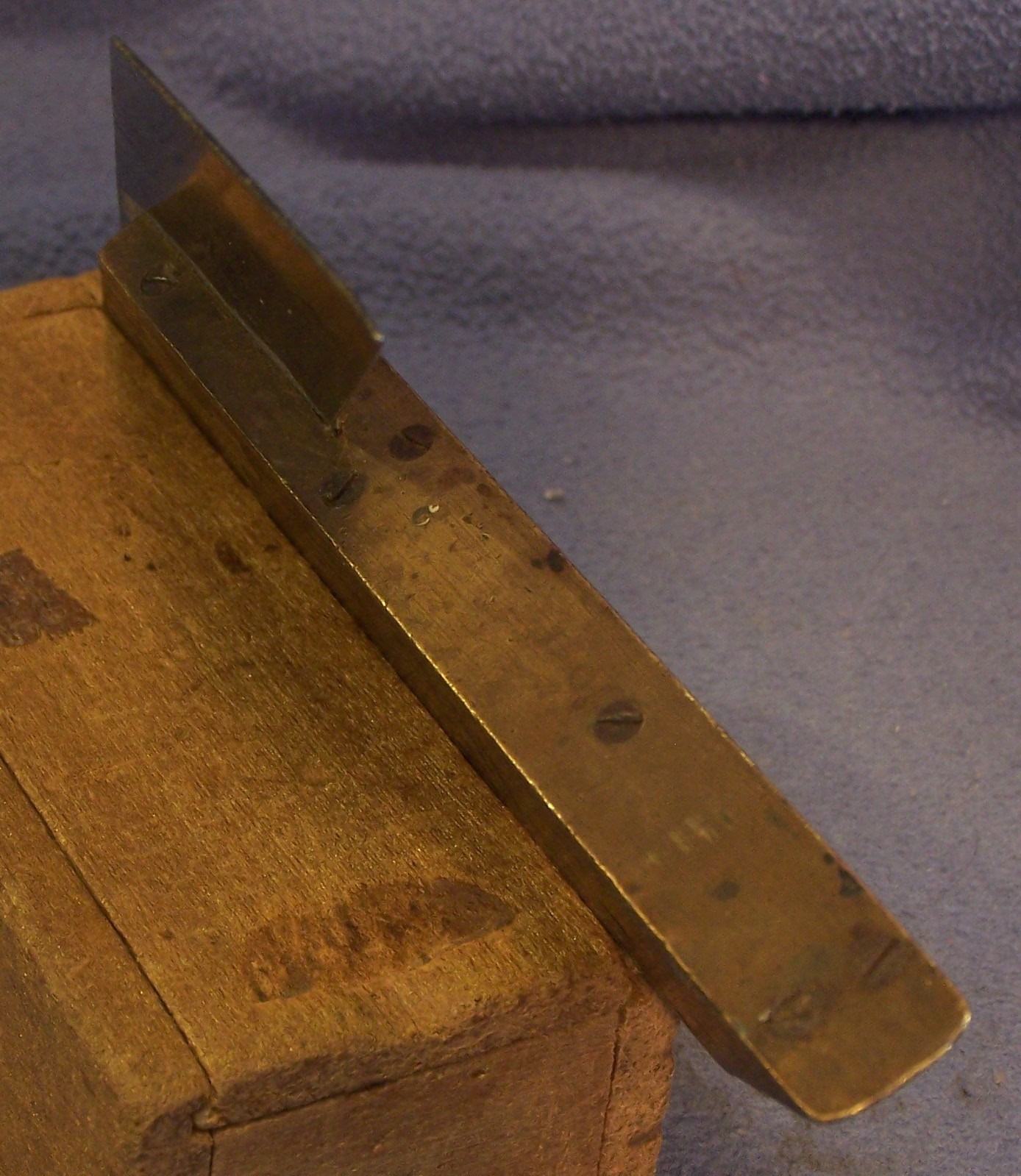 C. G. Siewers Cincinnati 10 inch Miter Square mitre square rosewood and brass