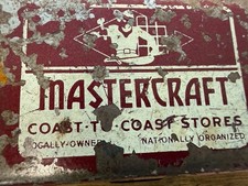 Vintage Mastercraft Coast to Coast 3/8 Socket Case Only Red Metal NEAT!