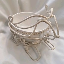 Princess House Metal Bunny Bowl Set