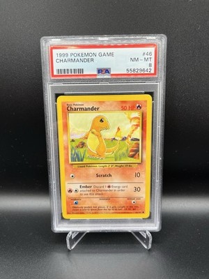 1999 Pokemon Game Charmander PSA 8 #46/102 Near Mint | eBay