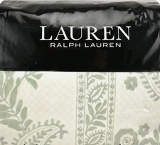 Ralph Lauren Home Wakefield FULL / QUEEN Duvet Cover 1 Sham Celadon
