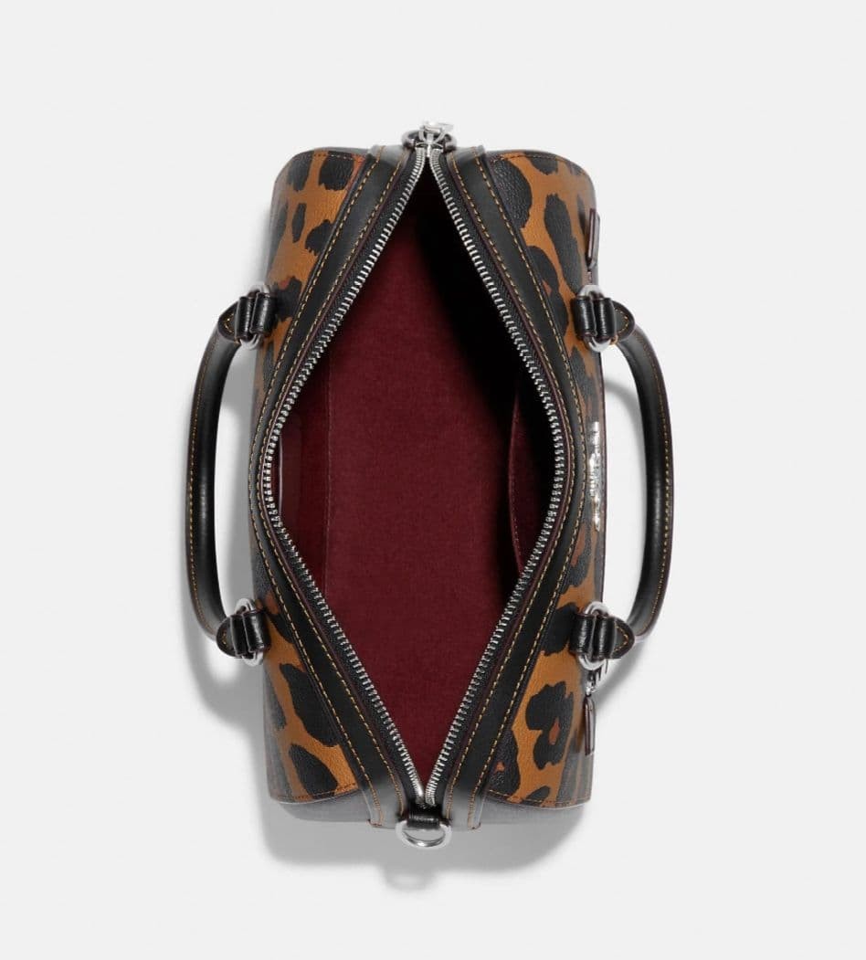 Excellent condition COACH Leopard pattern 2 way s… - image 8