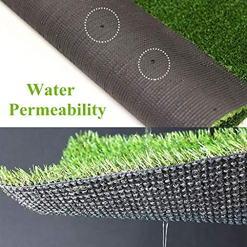 Realistic Thick Artificial Grass Turf -Indoor Outdoor Garden Lawn Landscape S...