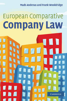 European Comparative Company Law Andenas Wooldridge Hardback 9780521842198
