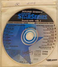 SC2108 DANCE    HITS   SOUND CHOICE KARAOKE  CDG RARE LOT SC