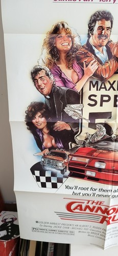 Cannonball Run 1981 OS Movie Poster Burt Reynolds Roger Moore Farrah Fawcett - Bild 5 von 9