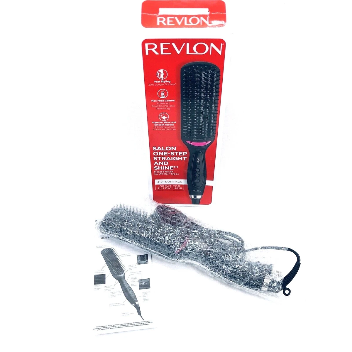 Revlon Hair Straightening Brush Black KSA Riyadh, Jeddah