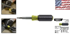 Versatile 11-in-1 Screwdriver/Nut Driver with Schrader Valve Bit—HVAC Essential