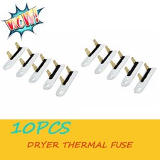 10X Dryer Thermal Fuse Thermofuse Replacement 3392519 Part for Whirlpool Kenmore