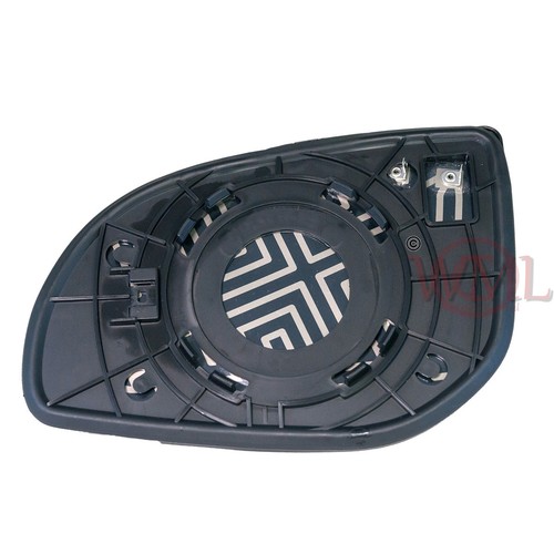 HYUNDAI I20 2008->2013 DOOR/WING MIRROR GLASS SILVER, HEATED & BASE,RIGHT SIDE - Picture 2 of 4
