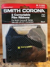 Genuine OEM Smith Corona H Series 21000 Correctable Typewriter Ribbon - 2 Pack 
