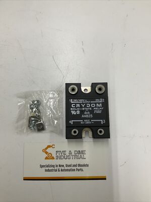 Crydom A4825 Solid State Relay Input 90-280AC, Output 280/480 Vac 25A 