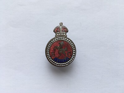 C1930s-40s VINTAGE KENT SPECIAL CONSTABULARY OBSOLETE ENAMEL LAPEL BADGE