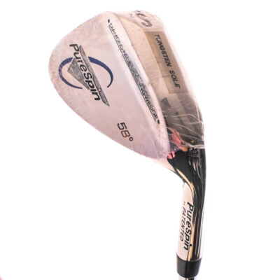 New Purespin Diamond Face Wedge 58* NS Pro 950GH HT R-Flex Steel RH