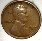 1918-D 1C Lincoln Wheat Cent F-VF 23as0716-3