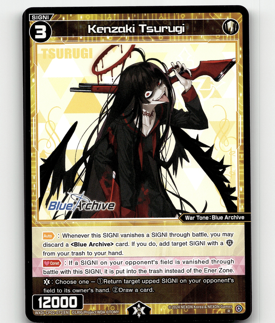 WIXOSS Kenzaki Tsurugi - Blue Archive DIVA | eBay