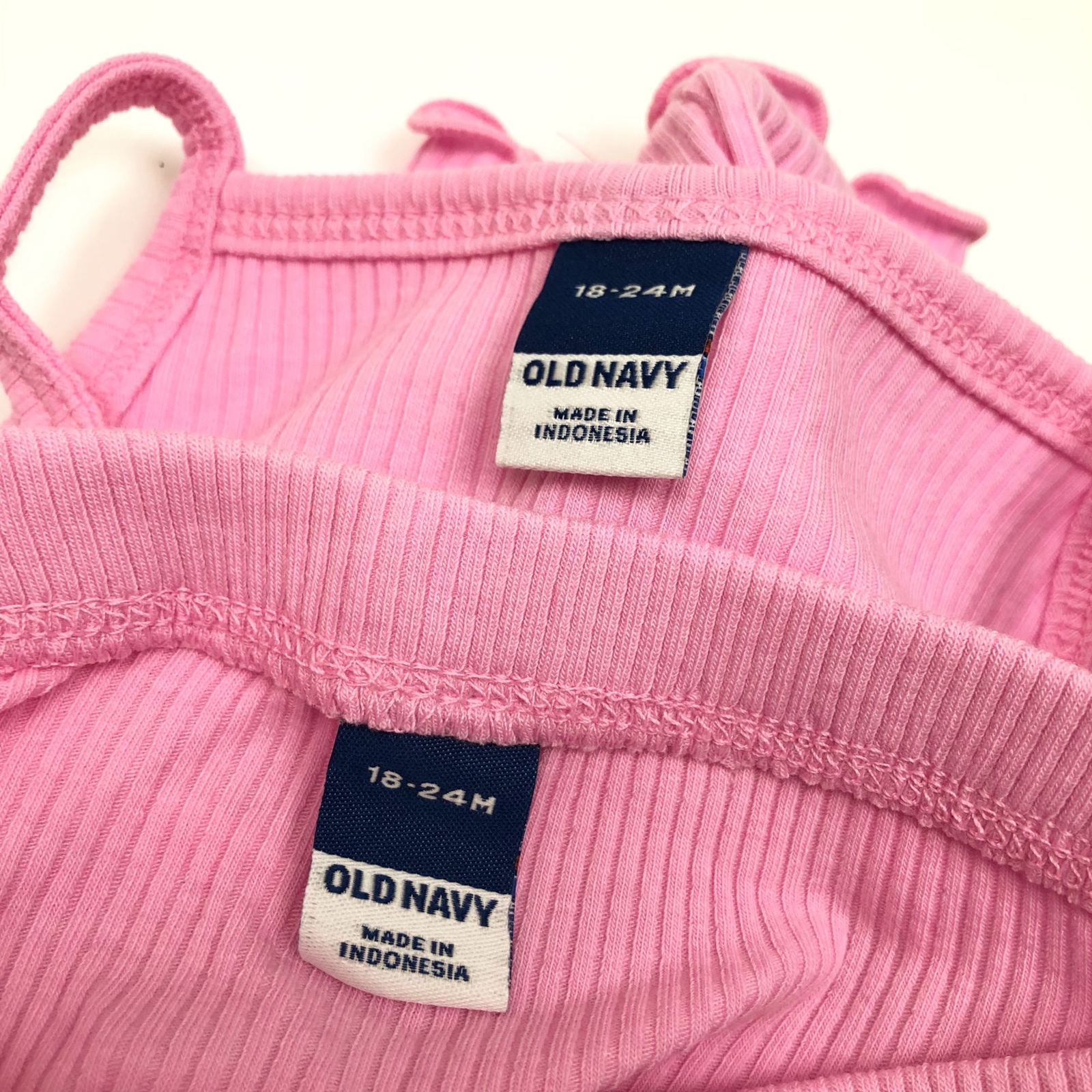 NEW Old Navy Baby Girl 1824 Months Rib Knit Pink Tank Top Bloomers