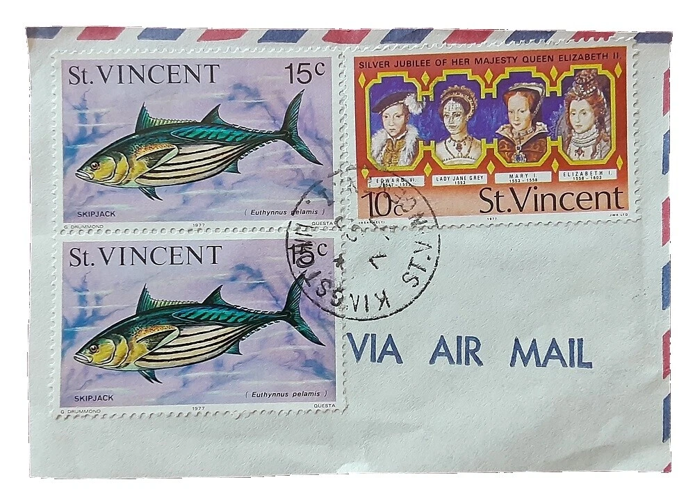 Used St Vincentian Stamps