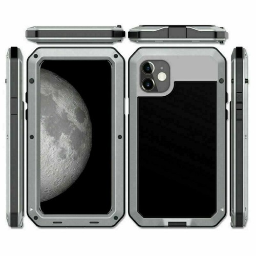 Shockproof Aluminum Metal Glass Case for iPhone 7 8plus 11 Pro Max XR XS - Picture 7 of 19