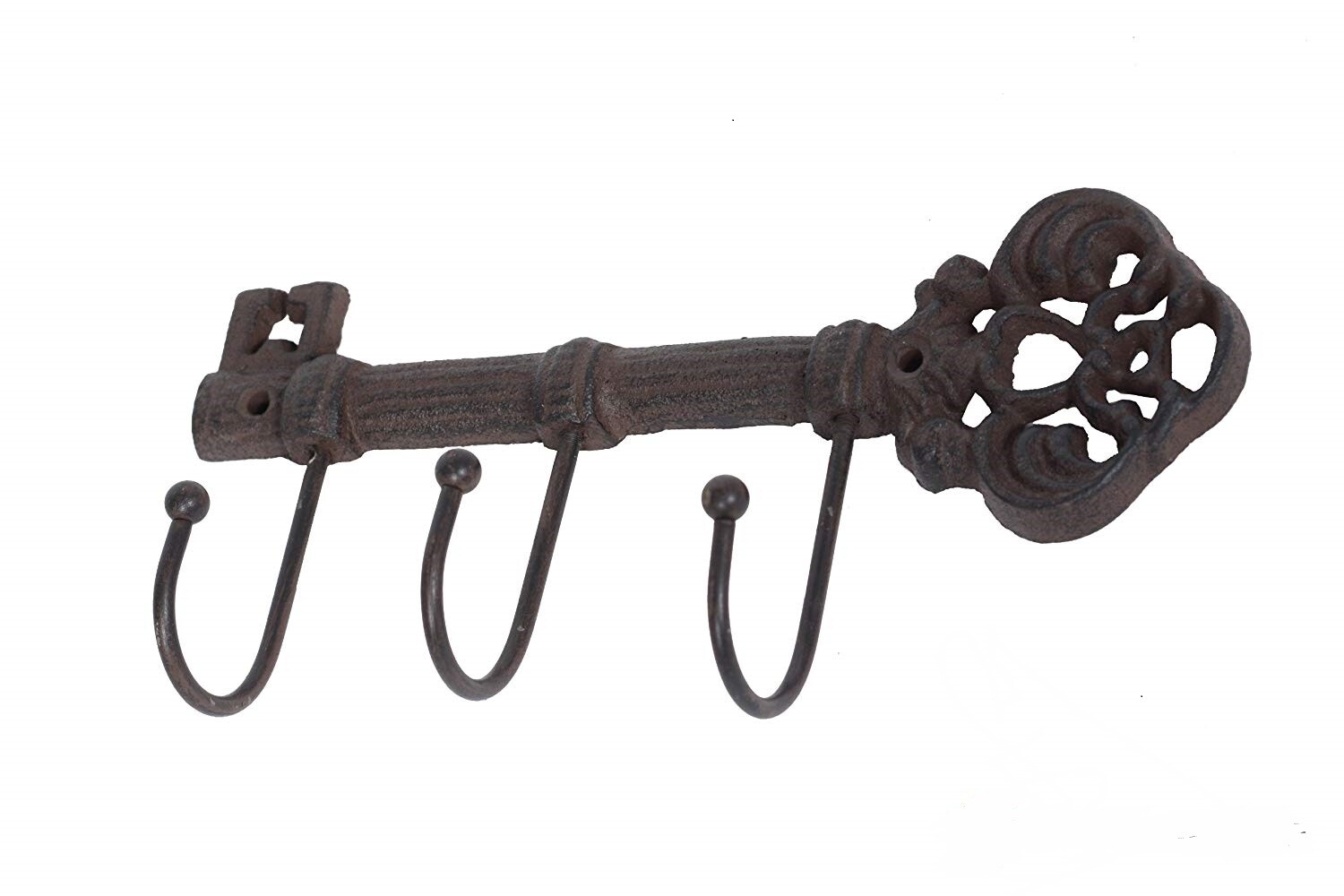 KEY Design 3 Hook / Holder - Cast Iron Design Key Wall Rack