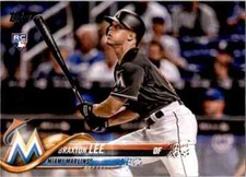 2018 Topps Update Series Braxton Lee RC Miami Marlins #US196