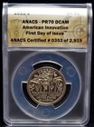 2019-S Georgia $1 American Innovation First Day of Issue ANACS PR70 DCAM — photo 1
