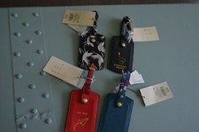 A New Day Luggage / Bag Tag Faux Leather 4 X 2.75 inches