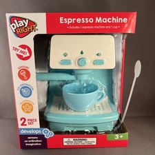 NEW Play Right Espresso Machine Toy Coffee Maker Realistic Functions barista
