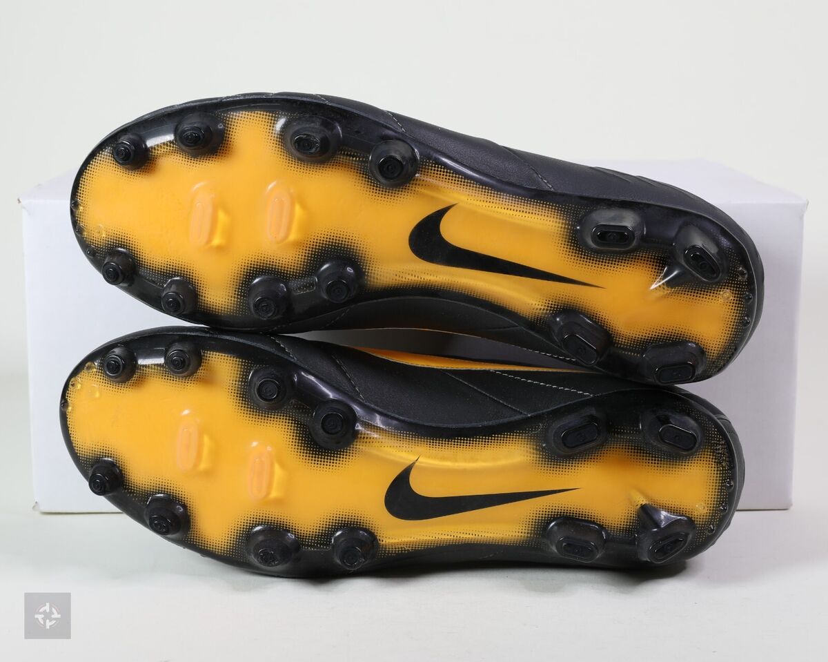Nike Tiempo Legend 4 Elite FG Black Soccer Cleats Men's Size Nike Tiempo Legend 4 Elite FG Black Soccer Cleats Men's Size