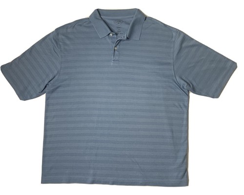Haggar Cool 18 Bluish POLO SHIRT Large 