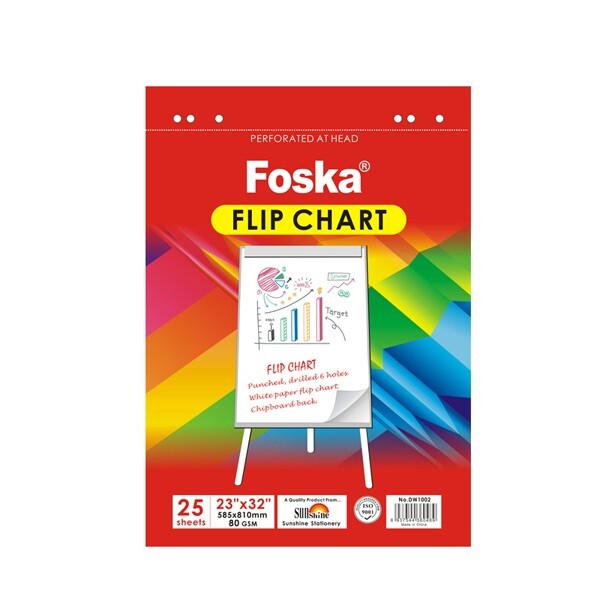  - 25 Sheets Flip Chart Paper Pad 23" X 32" - Image 2