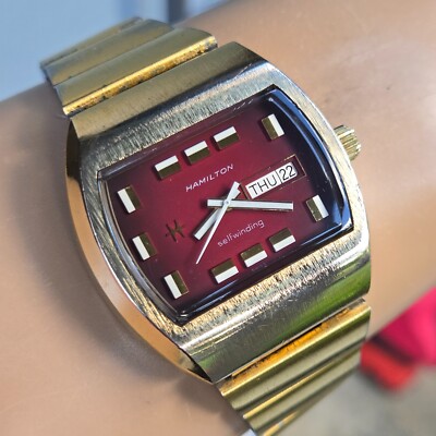 Vintage HAMILTON Men's automatic watch day/date